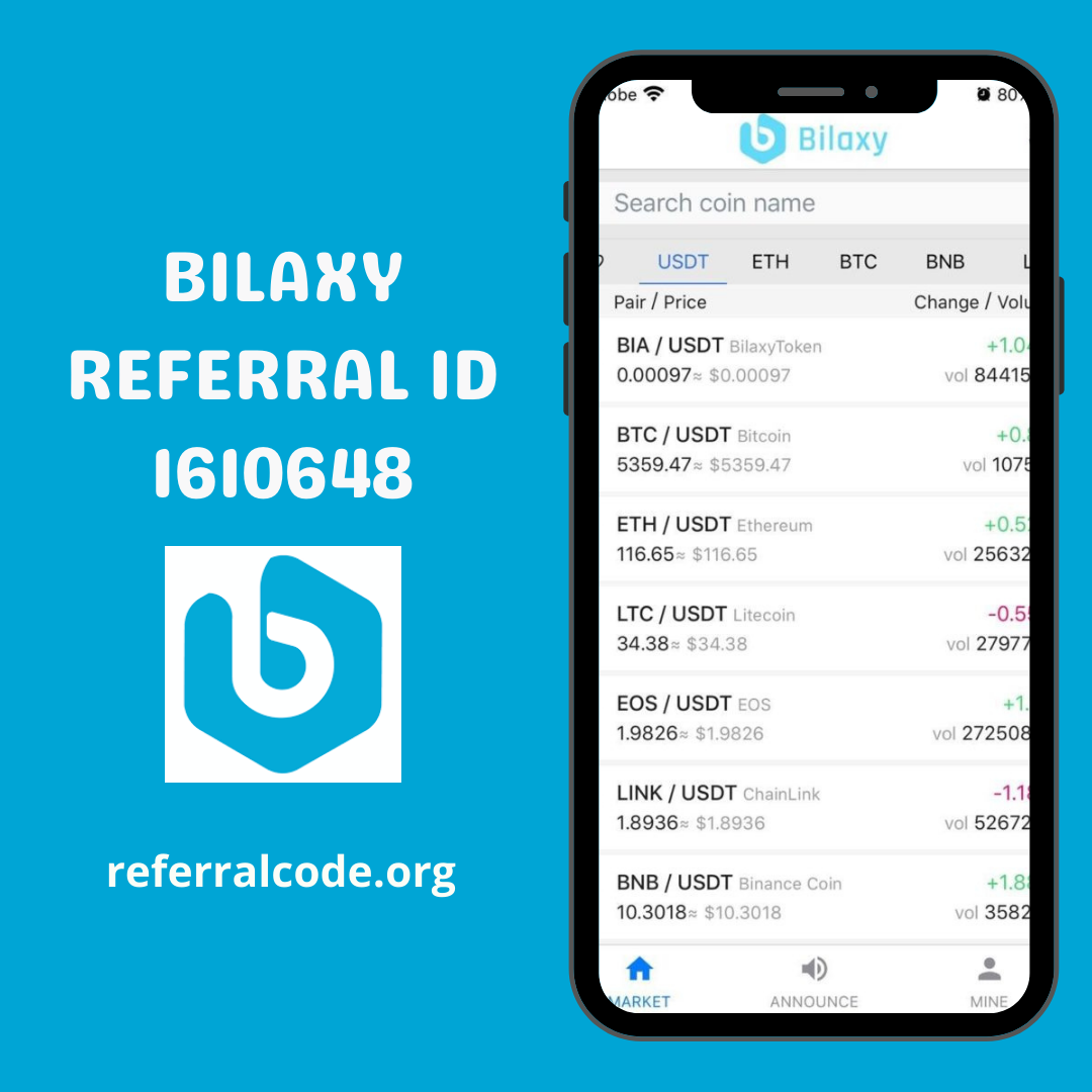 Bilaxy Referral Id 1610648 | Get 40% Referral commission bonus - Referral  Codes, Cashbacks and promo codes