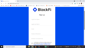 blockfi sign up