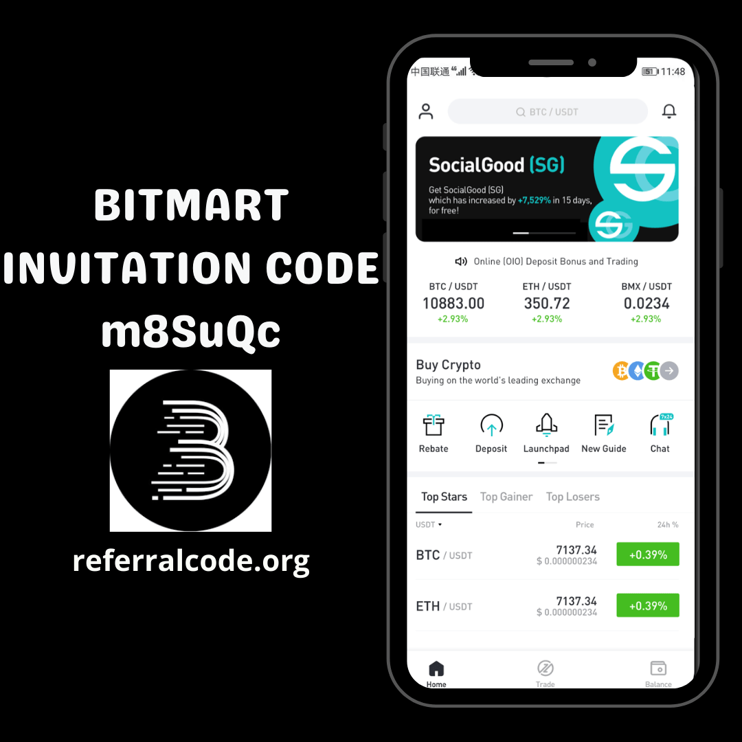 Bitmart Invitation Code m8SuQc [Free crypto bonus for new ...